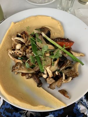 Mushroom combo at Anastasia in Tel Aviv
