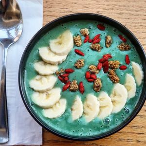smoothie bowl at Anastasia in Tel Aviv