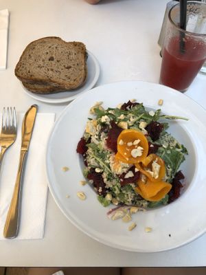 Quinoa salad  at Anastasia in Tel Aviv