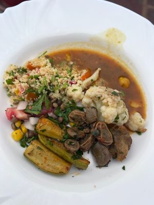 salad starters 2  at Kui-Zin in Marrakech