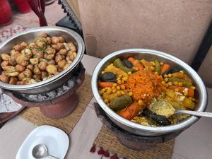 cous cous potatoes  at Kui-Zin in Marrakech