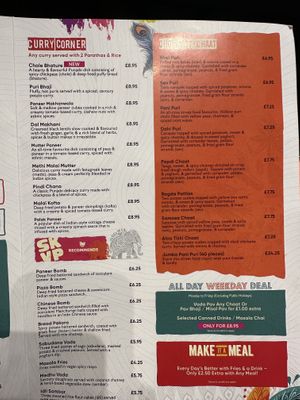 Menu   at Shree Krishna Vada Pav (SKVP) - East Castle in West London