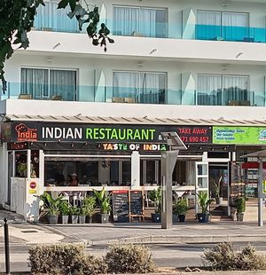 Exterior at Taste of India in Mallorca