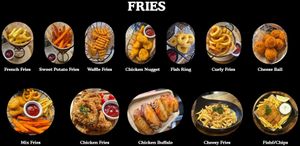 Various Fries at CNX Smashin' Burgers  in Chiang Mai