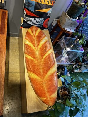 Funny baguette pillow  at Dainy Bakery - 다이니베이커리 in Busan