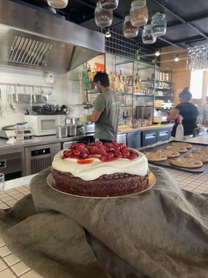 Brownie  at Onesta Cuisine in Chamonix-mont-blanc