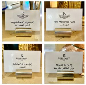 Allergens clearly labelled  at The Podium in Dubai