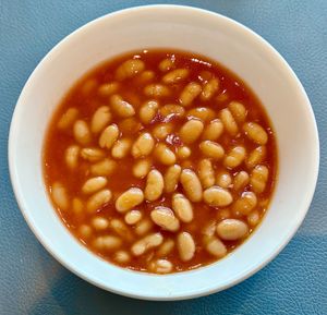 Baked beans  at The Podium in Dubai