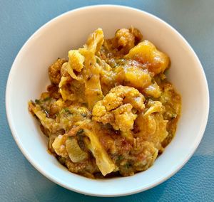 Aloo gobi at The Podium in Dubai