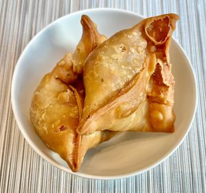 Samosas  at Dunes Cafe in Dubai