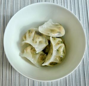 Vegetable dumplings  at Dunes Cafe in Dubai