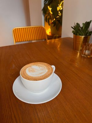 Chai latte at BIG Sister in London