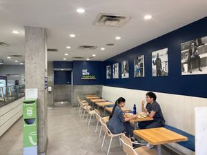 Inside seating at Just Salad - Lenox Hill in New York City