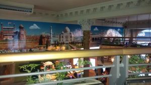 Well decorated. at Usha's - Indian Street Food in Glasgow