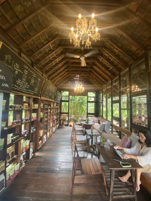 The inside of the shop  at Talasi Estate at Batukaru Bali in Kabupaten Tabanan
