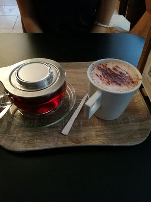 Mango Maracuja Tee & Heiße Schokolade at Das Voglhaus in Konstanz