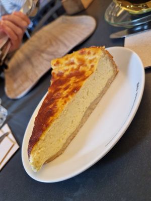 Cheesecake at Das Voglhaus in Konstanz