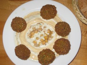 Falafel at Laflaf in Warsaw