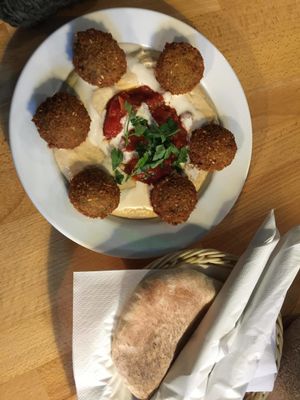 hummus at Laflaf in Warsaw