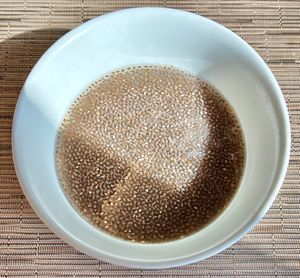 Chia pudding  at Manava in Dubai