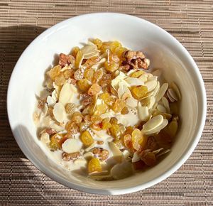 Homemade granola  at Manava in Dubai