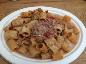 Vegan Pasta at CamBio Vita in Rome