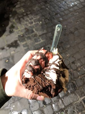 Chocolate, Banana and Strawberry  at CamBio Vita in Rome