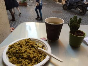 Rice of the day at CamBio Vita in Rome