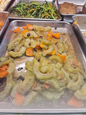 Bitter gourd  ~ 13/3/22 at Fu Kang 富康素食轩 - Pasir Ris in East Singapore