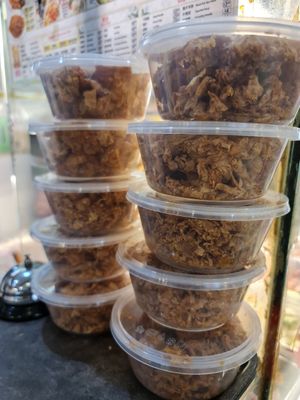 Cripsy fried goose ~ 13/3/22 at Fu Kang 富康素食轩 - Pasir Ris in East Singapore