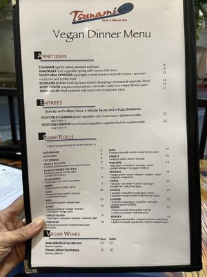   at Tsunami Sushi in Sarasota