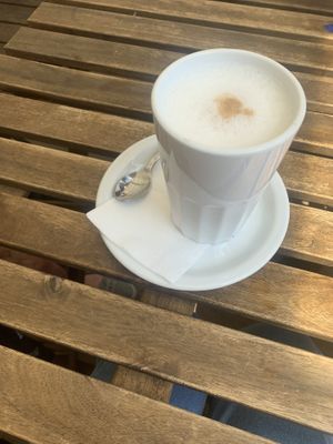 latte at Zielony Talerzyk in Lublin