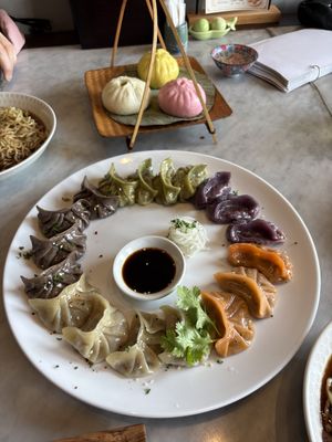 Tried all dumpling flavours  at Lao Ba Cha in Bali