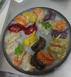 Vegan Mixed Dumpins at Lao Ba Cha in Bali