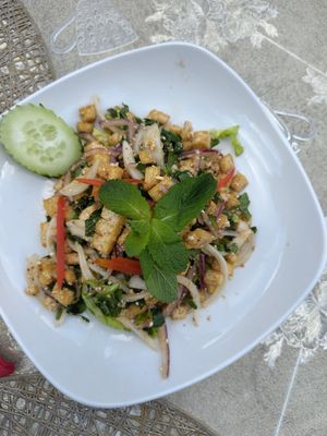 Laab gai -tofu instead of chicken at Si Siam in Guadiaro