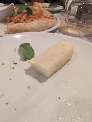 Fried Polenta at Vitto Pitagorico in Aversa
