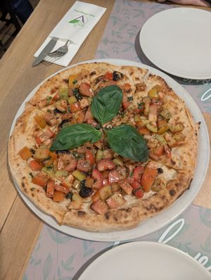 Bruschetta at Vitto Pitagorico in Aversa