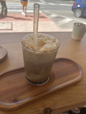 Iced frappe  at Plant Shack in Javea