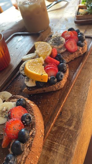 California Rainbow Toast  at Plant Shack in Albir
