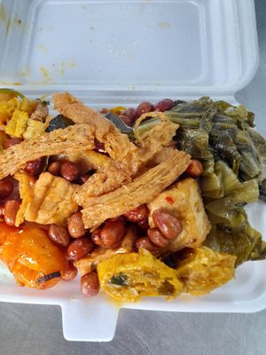 My take away vegan food at Cơm chay Phước Đức in Thành Phố Hồ Chí Minh