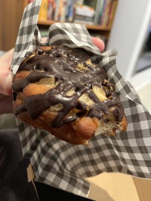 Pineapple fritter  at Grumpys in Christchurch