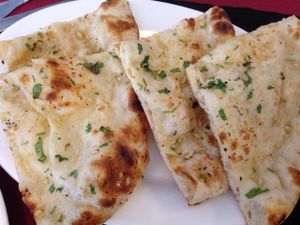 naan at Purnima Bangladeshi Cuisine in Chamblee