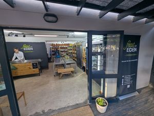 Outside at Feast of Eden Fermentary  in Sedgefield