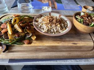 Menu vegan   at Libeirut in Tournai