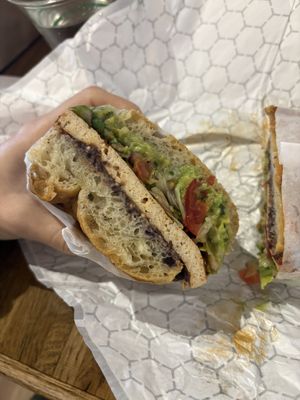 Adobo vegan sandwich   at Tall Trees Cafe in Ferndale