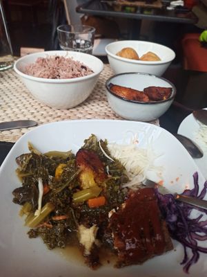 Jerk tofu at Fi Real in Bristol