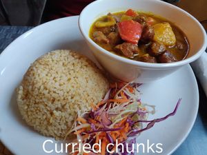 Curried chunks at Fi Real in Bristol