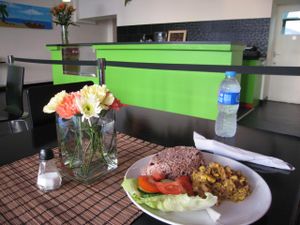 Fresh flowers! at Fi Real in Bristol