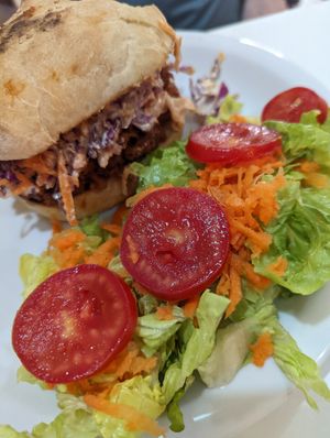 BBQ sandwich at Konu Bar in Buenos Aires