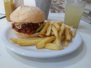 BBQ Sandwich at Konu Bar in Buenos Aires
